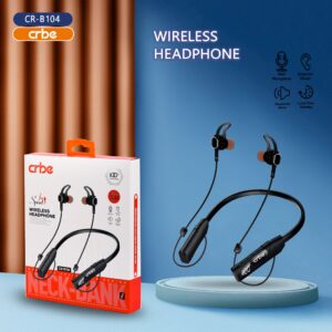 هندزفری بلوتوثی کربی مدل CR-B104 مشکی گارانتی 12 ماهه تکنوپاز